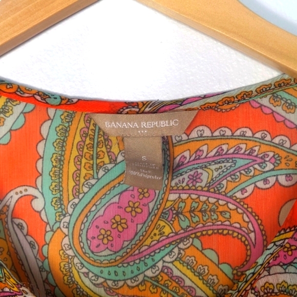 Banana Republic Paisley Blouse - Picture 3 of 5